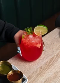 Friendly Bombay Canteen Server Assisting Guests